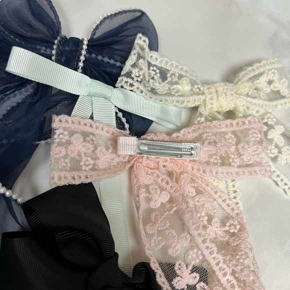 Elegant Bow Hair Accessories Set - Picture 5 of 7